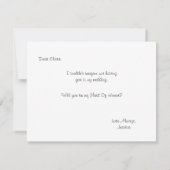 紙吹雪メイド・オブ・オーナー(花嫁付き添い人) |花嫁メイド 招待状 (裏面)