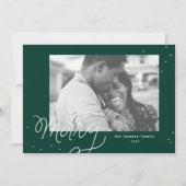 紙吹雪メリーフェスティバルフォトホリデーカード シーズンカード (正面)