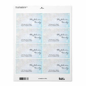 紙吹雪住所 シール (フルシート)