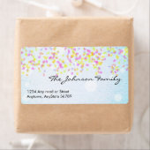 紙吹雪住所 シール (インサイチュ)