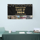 紙吹雪写真おめでとう卒業生のクラス 横断幕 (トレードショー)