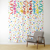 紙吹雪写真の背景テープ タペストリー (インサイチュ)