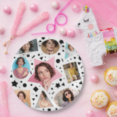 紙吹雪写真30歳の誕生日 ペーパープレート (パーティー)