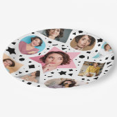 紙吹雪写真30歳の誕生日 ペーパープレート (アングル)