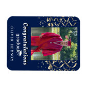 紙吹雪卒業記念写真  マグネット (横)