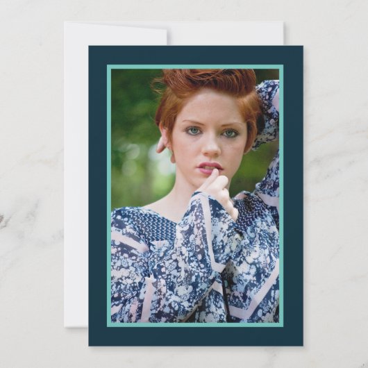 紙吹雪卒業LPNナース固定式 招待状 (裏面)