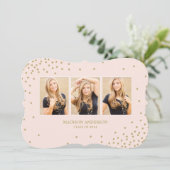 紙吹雪収集|卒業パーティー招待状 招待状 (スタンド正面)