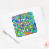 紙吹雪嵐 スクエアシール (封筒)