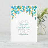 紙吹雪招待状 招待状 (スタンド正面)