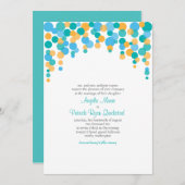 紙吹雪招待状 招待状 (正面/裏面)