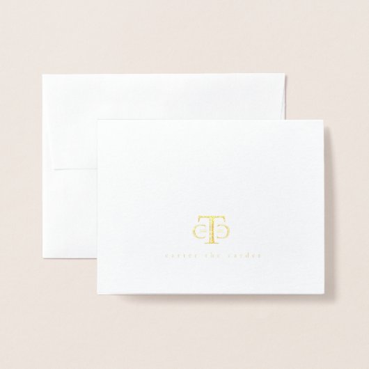 紙吹雪新年 箔カード (裏面封筒付き)