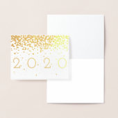 紙吹雪新年 箔カード (ディスプレー)