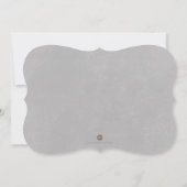 紙吹雪日付カードの保存 セーブザデート (裏面)