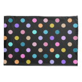 紙吹雪水玉模様枕 枕カバー (裏面)