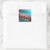 紙吹雪爆発 スクエアシール (バッグ)