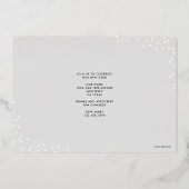 紙吹雪目盛り箔招待状 箔招待状 (裏面)