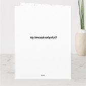 紙吹雪空白の（背景色の追加） カード (裏面)