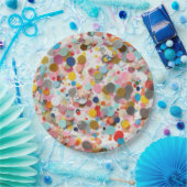 紙吹雪紙プレート! ペーパープレート (パーティー)