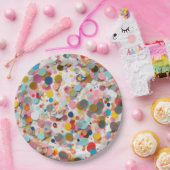 紙吹雪紙プレート! ペーパープレート (パーティー)