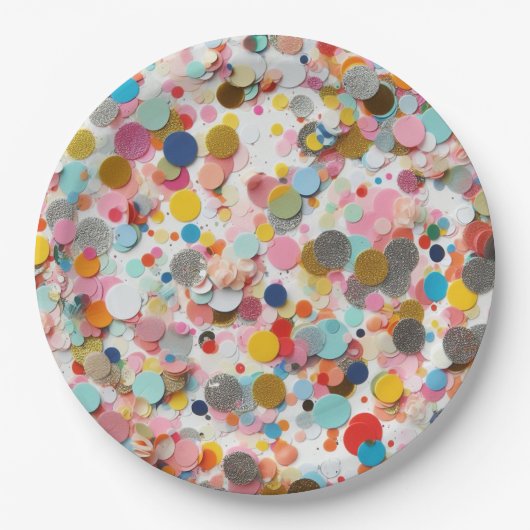 紙吹雪紙プレート! ペーパープレート (正面)
