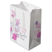 紙吹雪結婚の花の女の子の好意ミディアム抱き枕 ミディアムペーパーバッグ (裏面アングル)