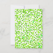 紙吹雪結婚リハーサルディナー招待状 招待状 (裏面)