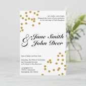 紙吹雪結婚式招待状 招待状 (スタンド正面)