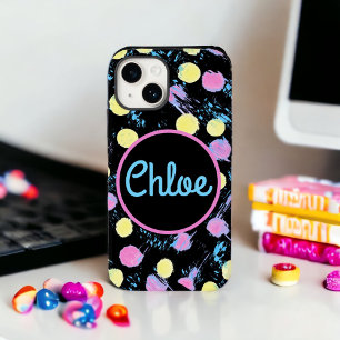 紙吹雪絵を描ス数々のプスプラッシュカスタムカラーのCase-Mate Case-Mate iPhone 14ケース
