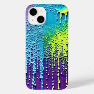 紙吹雪絵を描滴下爆発カラーおもしろい Case-Mate iPhone 14ケース