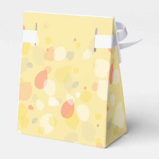 紙吹雪花感謝していお結婚式の引き出物箱 フェイバーボックス (裏面サイド)