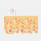 紙吹雪花感謝していお結婚式の引き出物箱 フェイバーボックス (折り畳みなし)