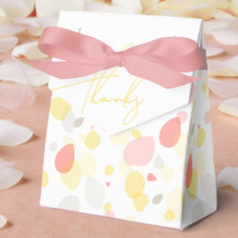 紙吹雪花感謝してい結婚式の引き出物箱 フェイバーボックス