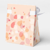 紙吹雪花感謝してい結婚式の引き出物箱 フェイバーボックス (裏面サイド)