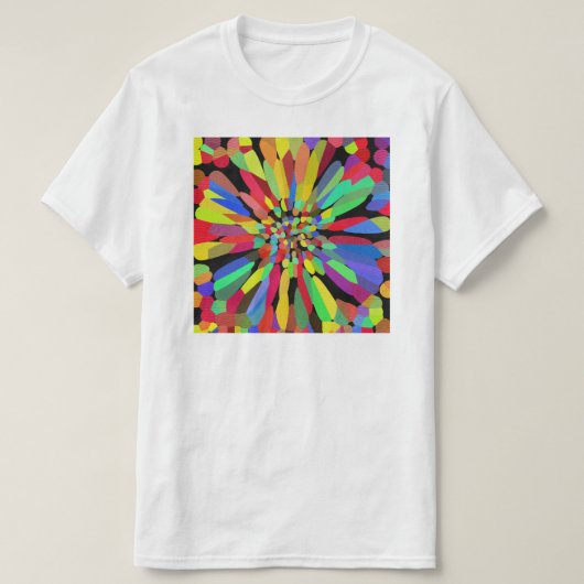 紙吹雪花 Tシャツ (デザイン正面)