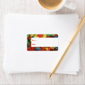 紙吹雪誕生日プレゼントラベル ラベル (インサイチュ)