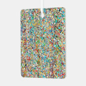 紙吹雪金属オーナメント メタルオーナメント (正面左)