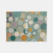 紙吹雪電流 フリースブランケット (正面(横))