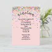 紙吹雪19th誕生日パーティー 招待状 (スタンド正面)