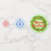 紙吹雪-クリスマスオーナメント コンフェッティ (裏面)