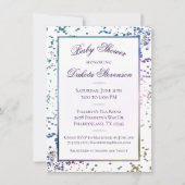 紙吹雪 |ダイヤモンドカラフルダストシャワー 招待状 (正面)