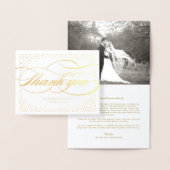 紙吹雪・ドクラシックットと結婚Script's Thank You 箔カード (ディスプレー)