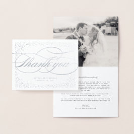 紙吹雪・ドクラシックットと結婚Script's Thank You 箔カード