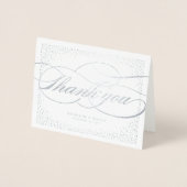 紙吹雪・ドクラシックットと結婚Script's Thank You 箔カード (正面)