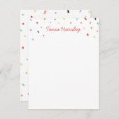 紙吹雪 ノートカード (正面/裏面)