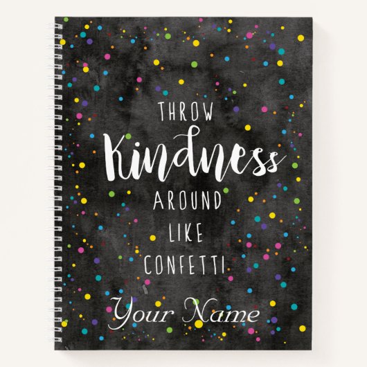 紙吹雪 ノートブック (正面)