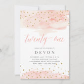 紙吹雪 ポップ・アートの |誕生日パーティの招待状 招待状 (正面)