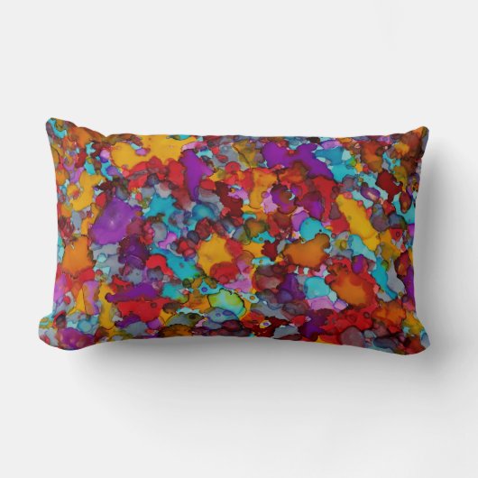 紙吹雪 ランバークッション (正面)