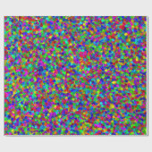 紙吹雪-数々のカラー ラッピングペーパー (フラット)