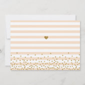 紙吹雪Sweet sixteen第16回誕生日パーティーの写真 招待状 (裏面)