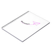 紙型飛行機のスパイラル型手帳 ノートブック (左側)